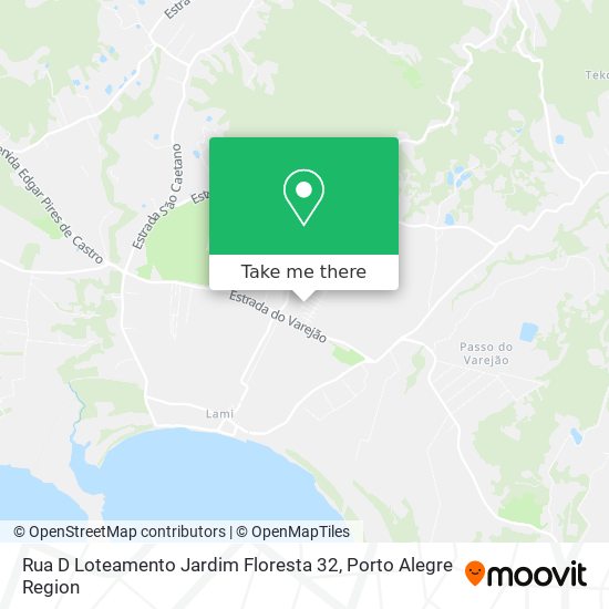 Mapa Rua D Loteamento Jardim Floresta 32