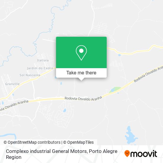 Complexo industrial General Motors map