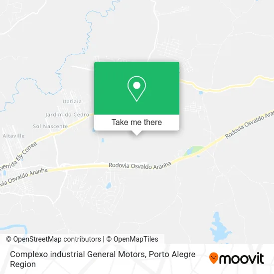 Complexo industrial General Motors map