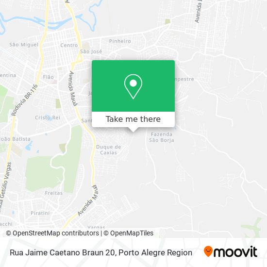 Rua Jaime Caetano Braun 20 map