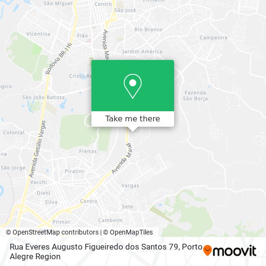Mapa Rua Everes Augusto Figueiredo dos Santos 79