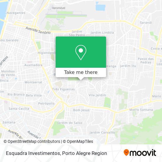 Mapa Esquadra Investimentos