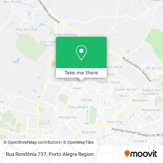Rua Rondônia 737 map