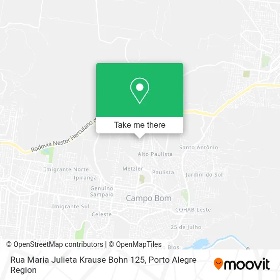 Rua Maria Julieta Krause Bohn 125 map