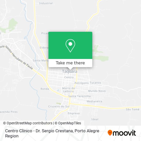 Centro Clínico - Dr. Sergio Crestana map