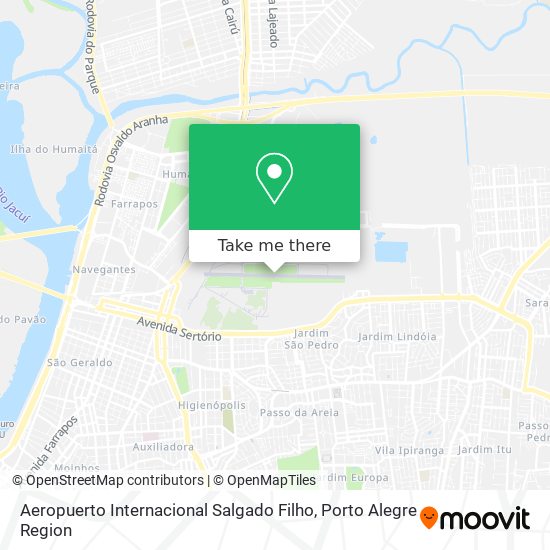 Aeropuerto Internacional Salgado Filho map