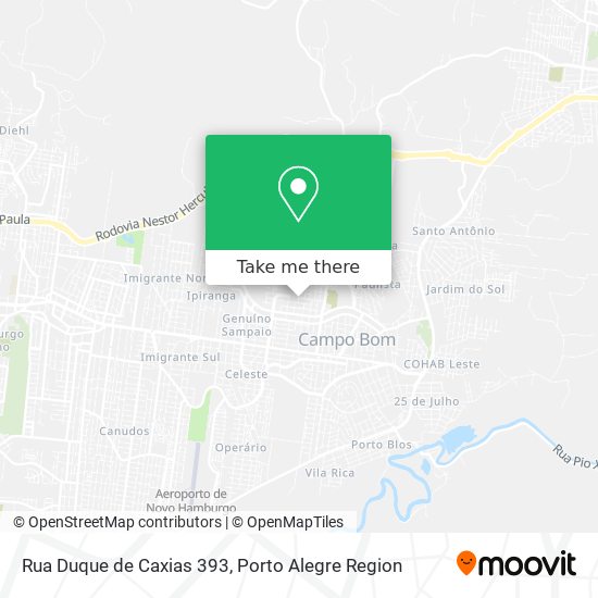 Mapa Rua Duque de Caxias 393