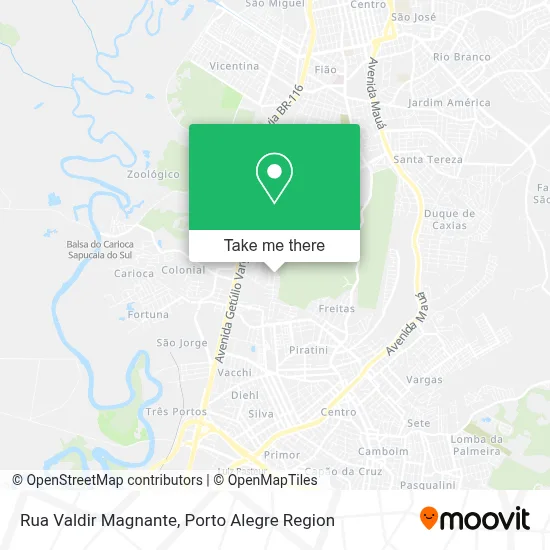 Rua Valdir Magnante map