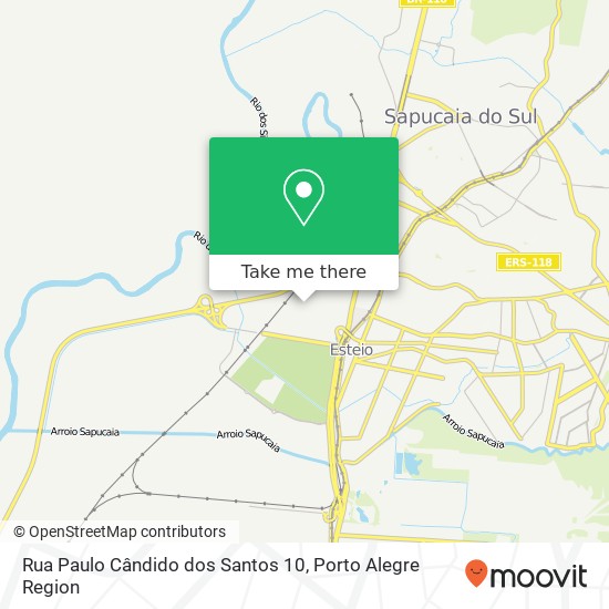Mapa Rua Paulo Cândido dos Santos 10