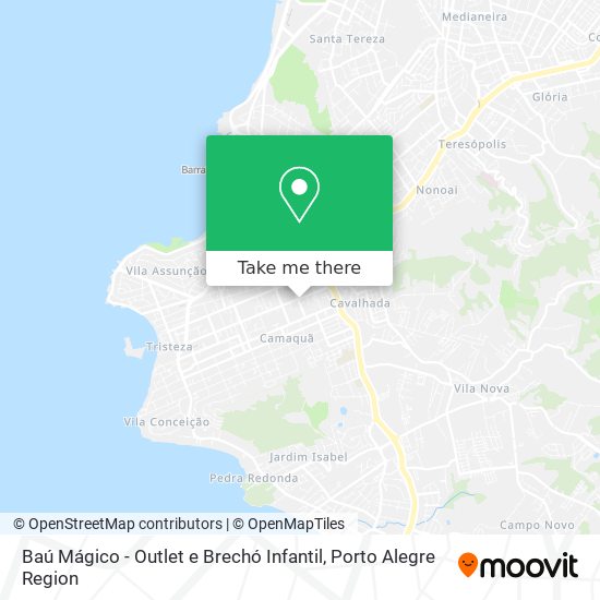 Mapa Baú Mágico - Outlet e Brechó Infantil