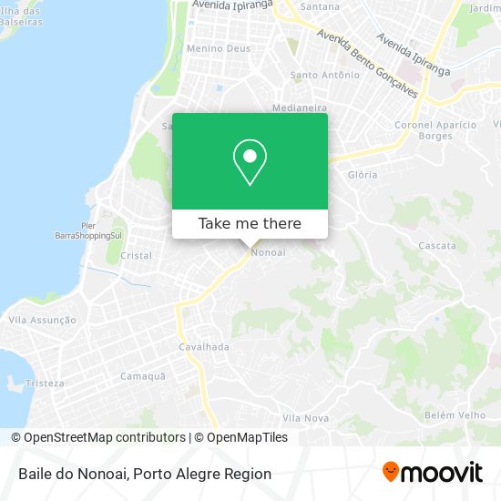 Baile do Nonoai map