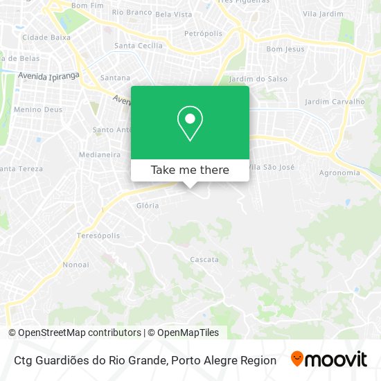 Ctg Guardiões do Rio Grande map