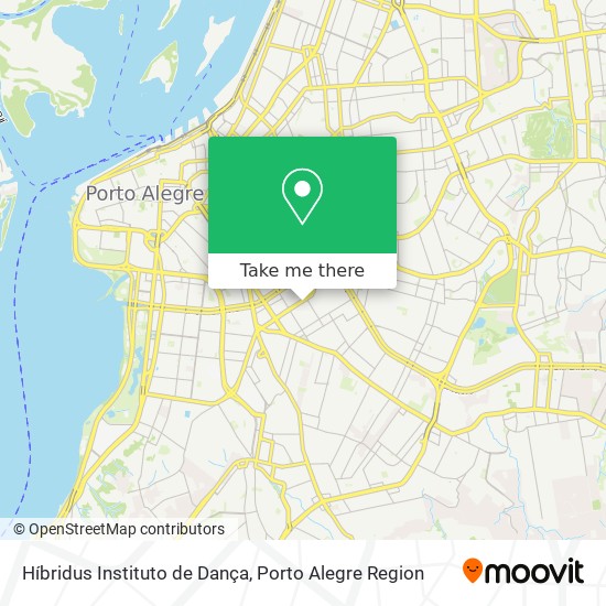 Mapa Híbridus Instituto de Dança