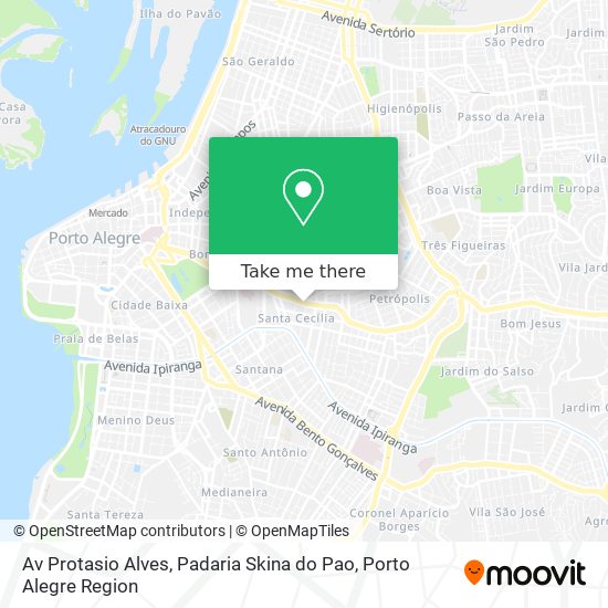 Mapa Av Protasio Alves, Padaria Skina do Pao