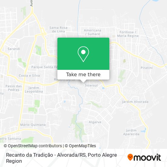 Recanto da Tradição - Alvorada / RS map