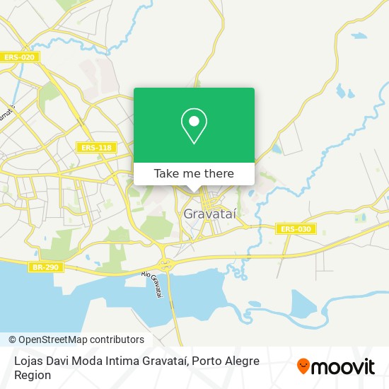 Lojas Davi Moda Intima Gravataí map