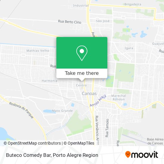 Buteco Comedy Bar map