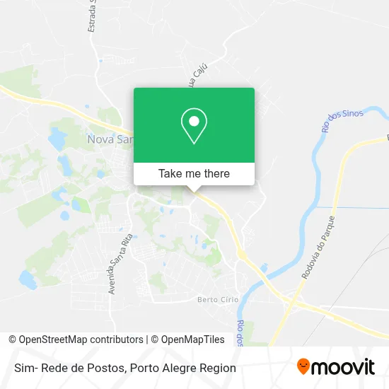 Sim- Rede de Postos map