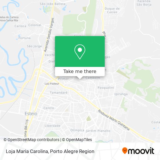 Loja Maria Carolina map