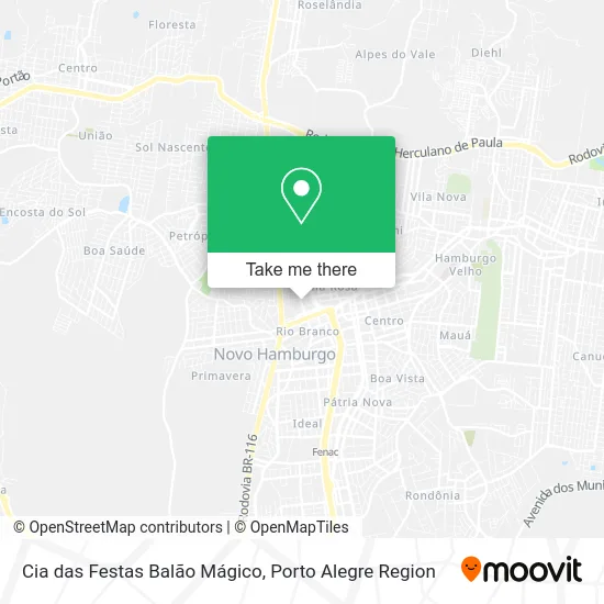 Cia das Festas Balão Mágico map