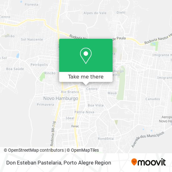 Don Esteban Pastelaria map