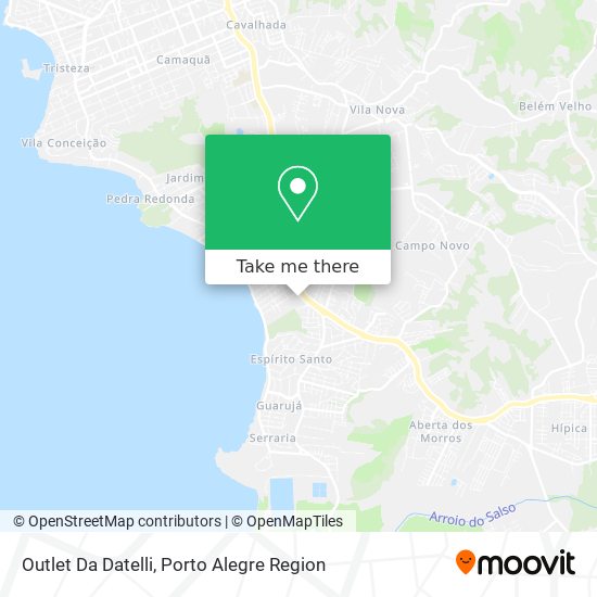 Mapa Outlet Da Datelli