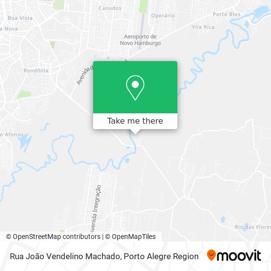 Rua João Vendelino Machado map