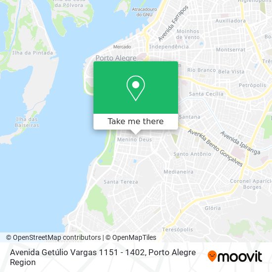 Avenida Getúlio Vargas 1151 - 1402 map