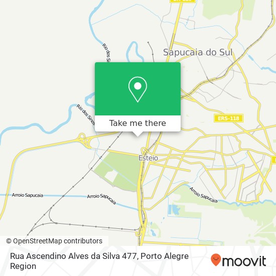 Mapa Rua Ascendino Alves da Silva 477