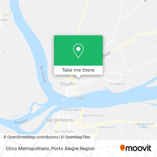 Circo Metropolitano map
