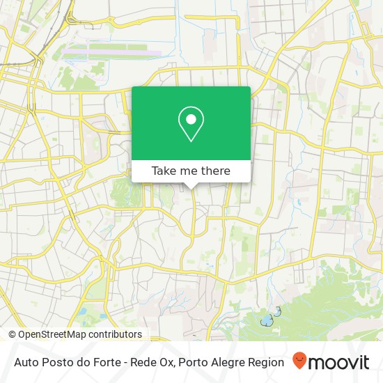 Mapa Auto Posto do Forte - Rede Ox