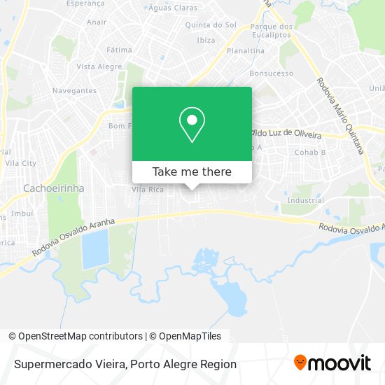 Supermercado Vieira map