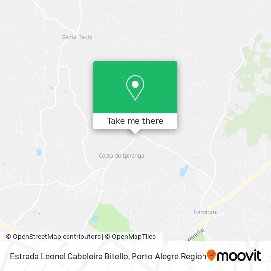 Estrada Leonel Cabeleira Bitello map