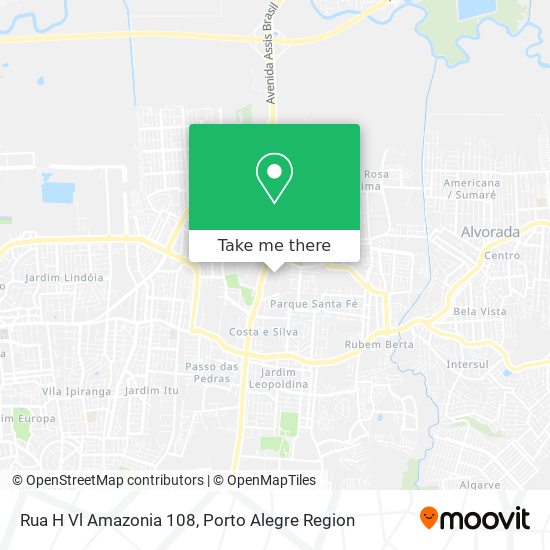 Rua H Vl Amazonia 108 map