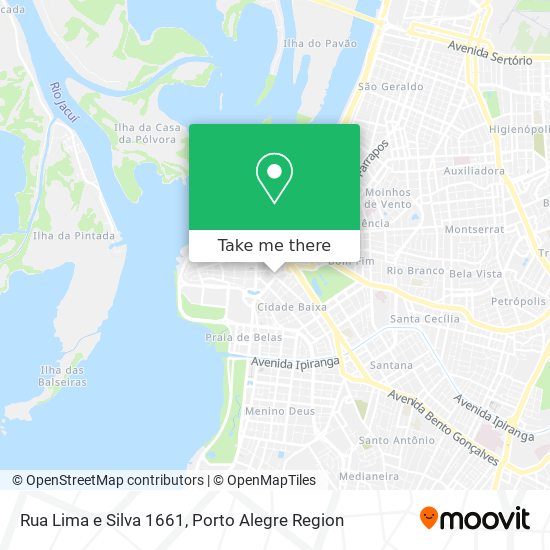 Rua Lima e Silva 1661 map