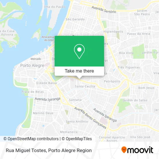 Rua Miguel Tostes map