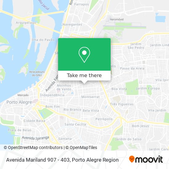 Avenida Mariland 907 - 403 map
