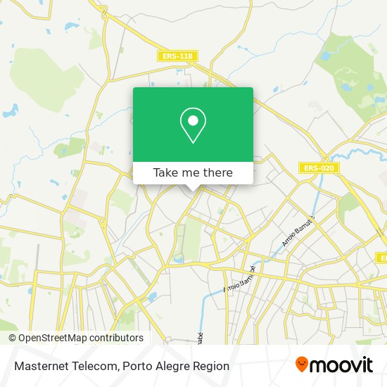 Mapa Masternet Telecom