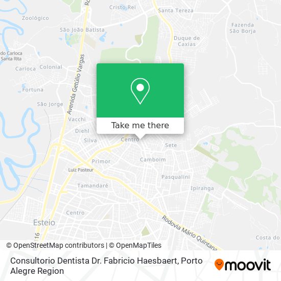 Consultorio Dentista Dr. Fabricio Haesbaert map