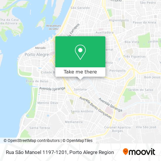Mapa Rua São Manoel 1197-1201