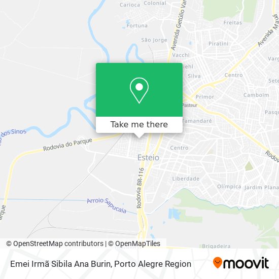 Mapa Emei Irmã Sibila Ana Burin