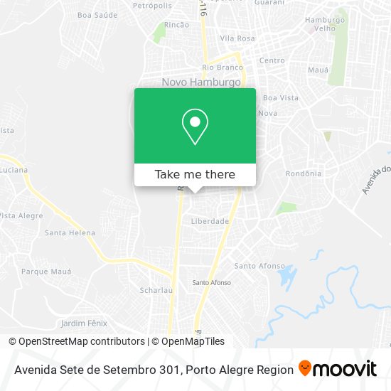 Avenida Sete de Setembro 301 map