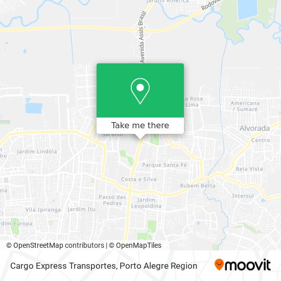 Cargo Express Transportes map