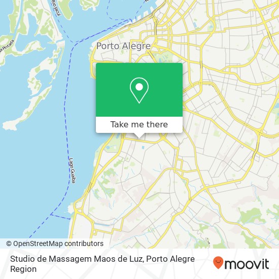 Studio de Massagem Maos de Luz map