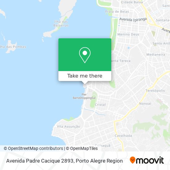 Avenida Padre Cacique 2893 map