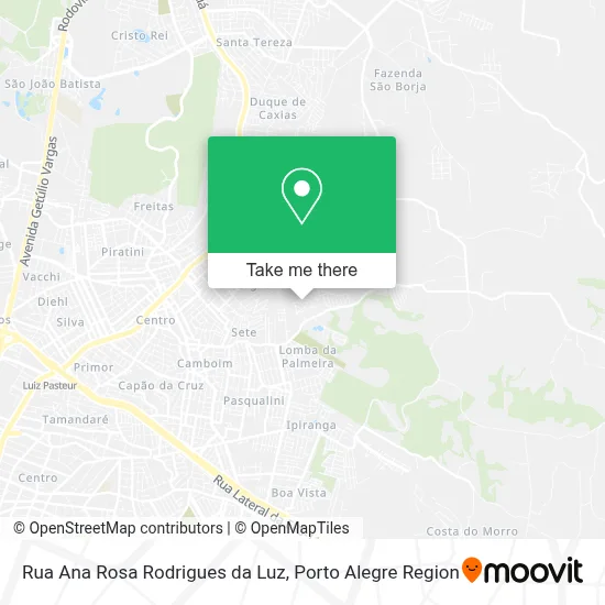 Rua Ana Rosa Rodrigues da Luz map