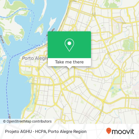 Projeto AGHU - HCPA map