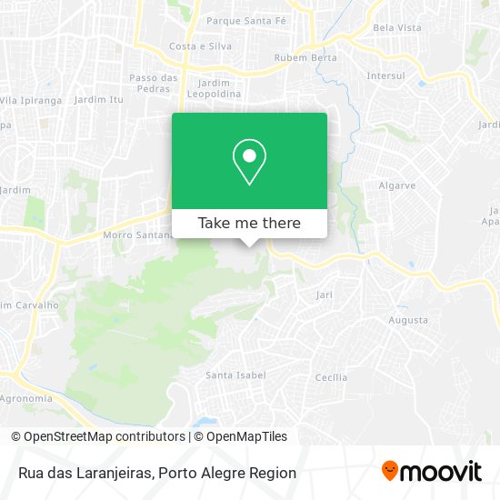 Rua das Laranjeiras map