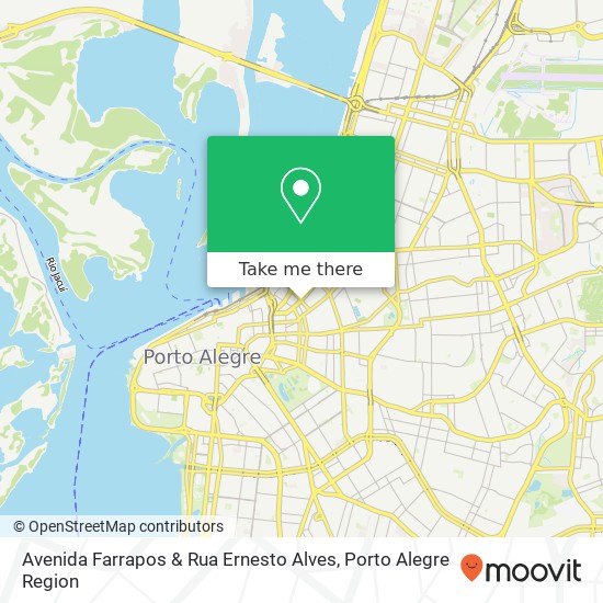 Avenida Farrapos & Rua Ernesto Alves map