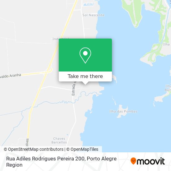 Rua Adiles Rodrigues Pereira 200 map